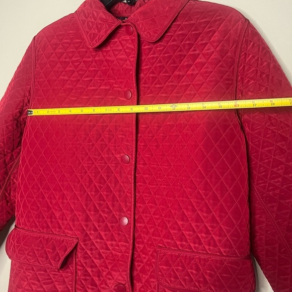 Vintage English Countryside Heritage Style Red Quilted Barn chore Jacket - Picture 13 of 14